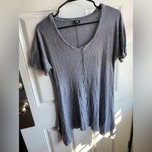 Grey casual wear short sleeve midi dress by Cable and Gauge  DISCOUNTED SHIPPING